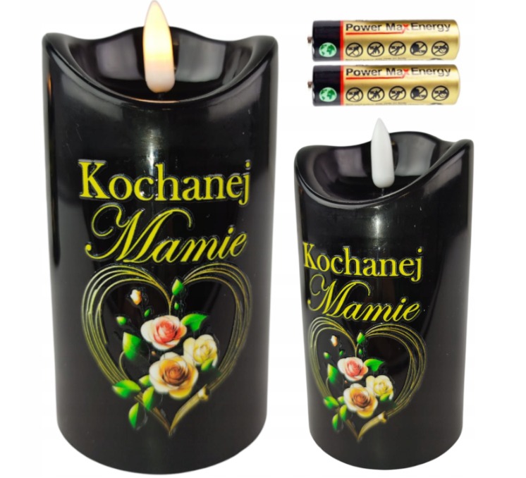 Świece i znicze LED dla Mamy