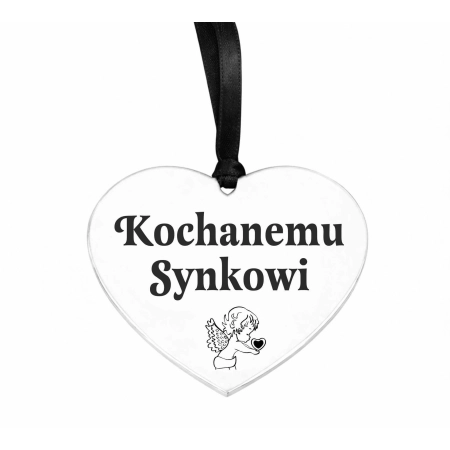 zawIeszka na znicz z grawerowanym napisem Kochanemu Synkowi