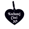zawieszka na znicz z grawerowanym napisem Kochanej Cioci