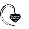 Zawieszka na znicz - serce, czarna z białym grawerem, dla Kochanego Dziadka, personalizowana dekoracja nagrobna