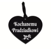 zawieszka na znicz z grawerowanym napisem Kochanemu Pradziadkowi