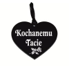 zawIeszka na znicz z grawerowanym napisem Kochanemu Tacie