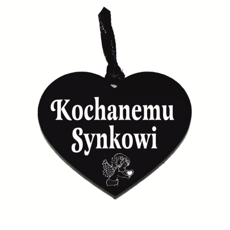 zawieszka na znicz z grawerowanym napisem Kochanemu Synkowi