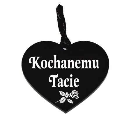 zawIeszka na znicz z grawerowanym napisem Kochanemu Tacie