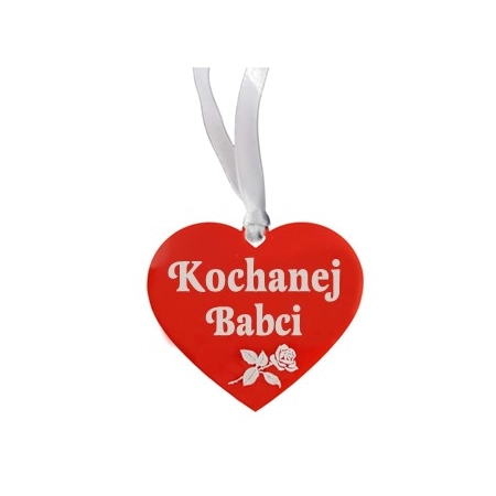 zawieszka na znicz z napisem grawerowanym Kochanej Babci