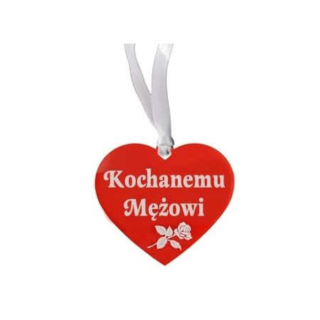 zawIeszka na znicz z grawerowanym napisem Kochanemu Mężowi