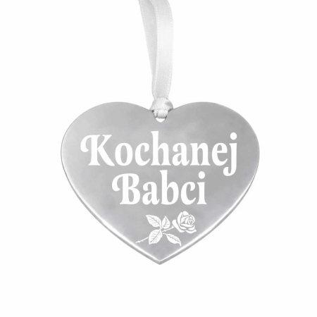 zawieszka na znicz z napisem grawerowanym Kochanej Babci