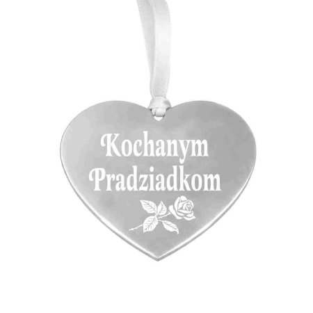 zawieszka na znicz z grawerowanym napisem Kochanym Pradziadkom