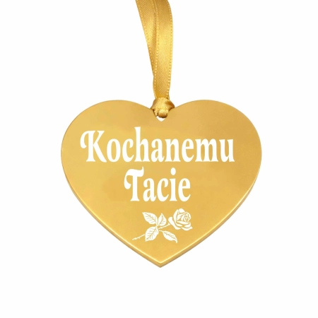 zawIeszka na znicz z grawerowanym napisem Kochanemu Tacie