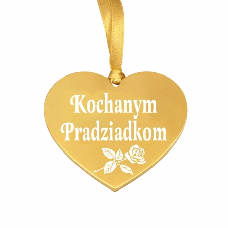 zawieszka na znicz z grawerowanym napisem Kochanym Pradziadkom