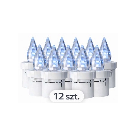 Znicz-led-bialy-wklad-elektryczny-10,5-cm