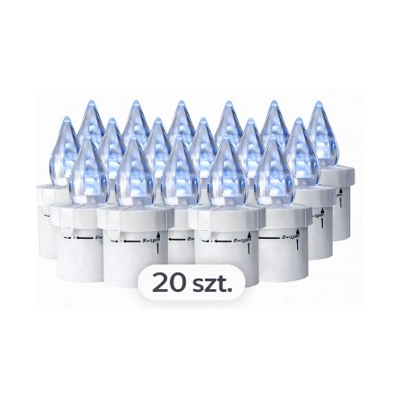 Znicz-led-bialy-wklad-elektryczny-10,5-cm