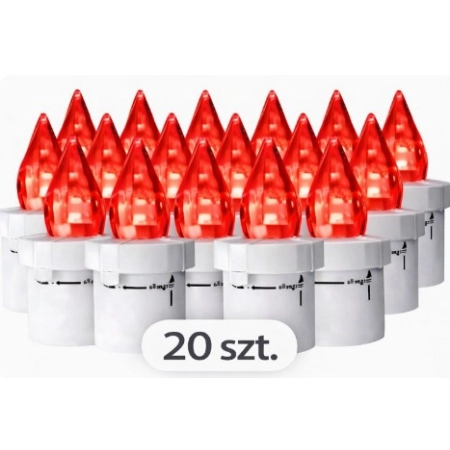 Zestaw-20-Znicz-led-czerwony-wklad-elektryczny-10,5-cm