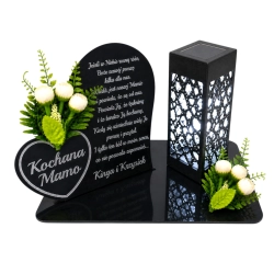 Podstawka-pod-znicz-Kochana-Mamo-statuetka-serce-XXL-30cm-lampion-solarny-na-Dzień-Mamy-2