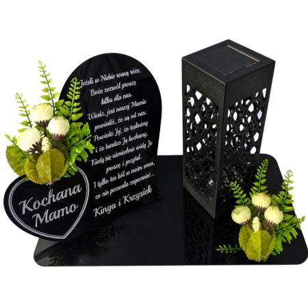 Podstawka-pod-znicz-Kochana-Mamo-statuetka-serce-XXL-30cm-lampion-solarny-na-Dzień-Mamy-1