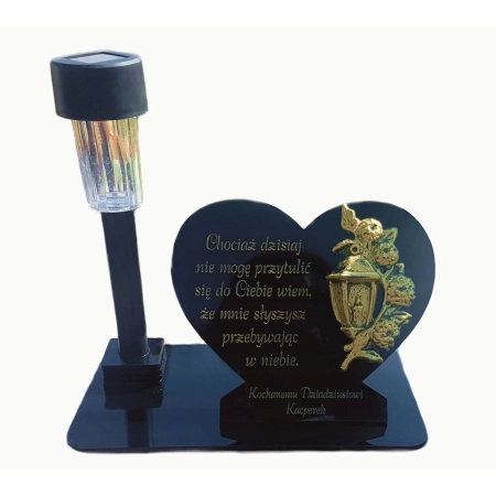 statuetka + LAMPKA SOLARNA, znicz SOLAR, znicze