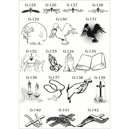 zawieszka na znicz z grawerem DUŻA , 200 WZORÓW