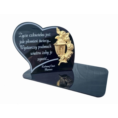 statuetka na znicz, + GRAWER, podstawka na lampion