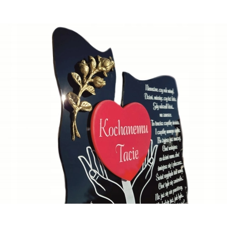 znicz z dedykacją statuetka XXL, DZIEŃ DZIADKA