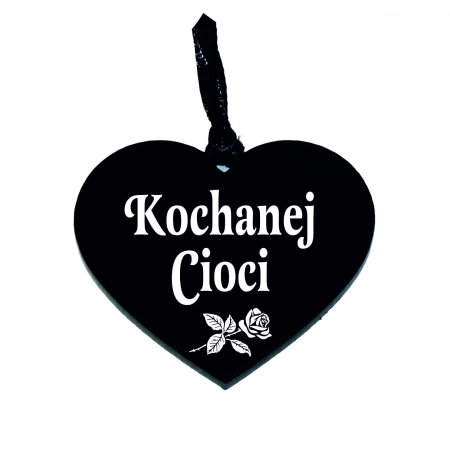 zawieszka na znicz z grawerem KOCHANEJ CIOCI