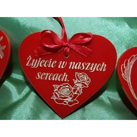 zawieszka na znicz z dowolnym napisem, TWÓJ GRAWER