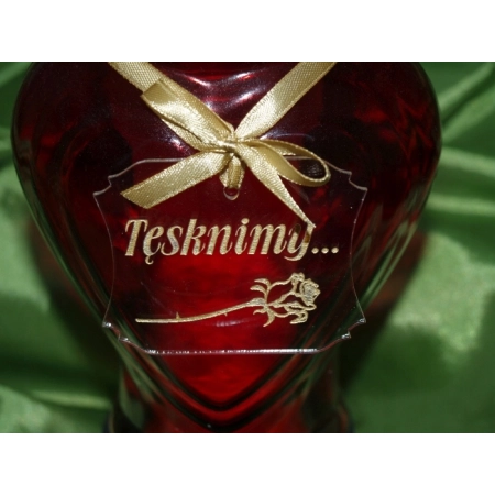 zawieszka na znicz z dowolnym napisem, TWÓJ GRAWER