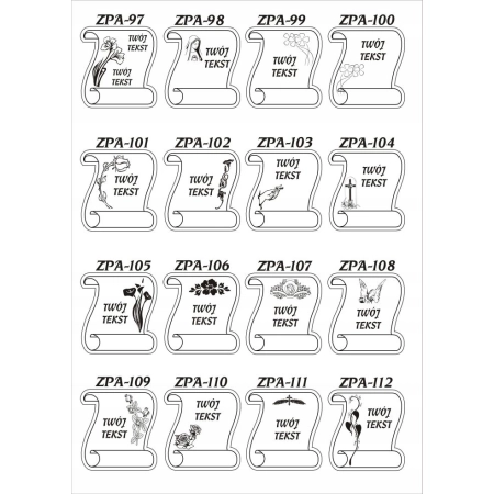podstawka na znicz, znicze, nagrobek, TWÓJ GRAWER