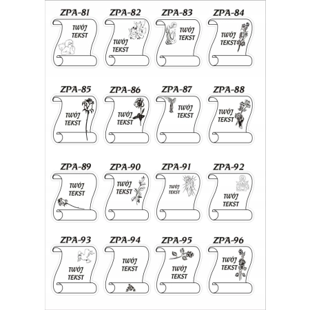 podstawka na znicz, znicze, nagrobek, TWÓJ GRAWER