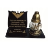 podstawka na znicz GRAWER, statuetka na grób, 25cm
