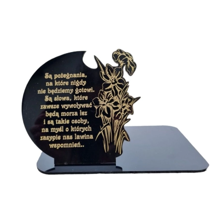 Podstawka pod znicz, statuetka na znicz XXL 30cm, Dzień Mamy, Dzień Taty