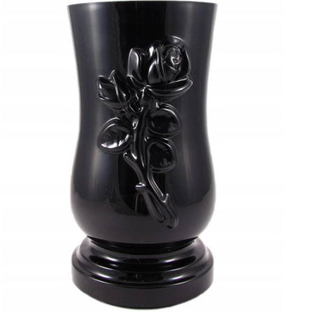 WAZON NAGROBNY - WAZON NA NAGROBEK WAZON NA GRÓB Z RÓŻĄ