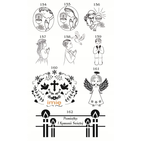 Pamiątka Pierwszej Komunii Świętej, GRAWER, prezent, DOWOLNY GRAWER