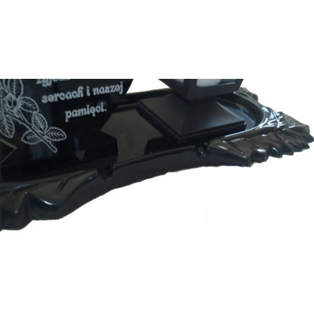 znicz led, podstawka na znicze AGLOMARMUR , znicz dla TATY, DZIADKA -CIĘŻKI