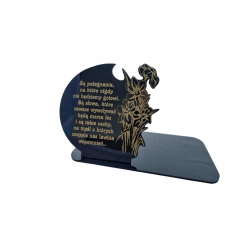 podstawka na znicz, statuetka na nagrobek + grawer Mamy Dziadka Taty Babci