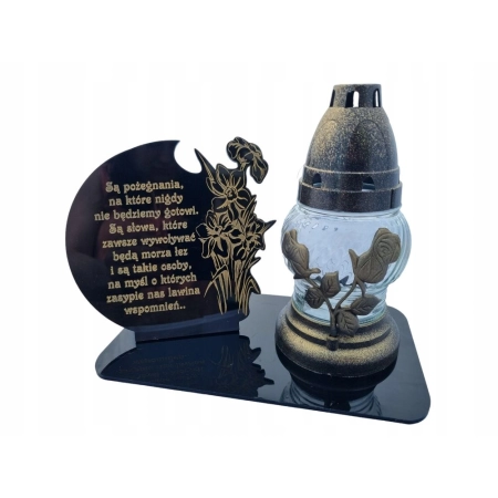 podstawka na znicz, statuetka na nagrobek +grawer Dzień Mamy, DOWOLNY NAPIS