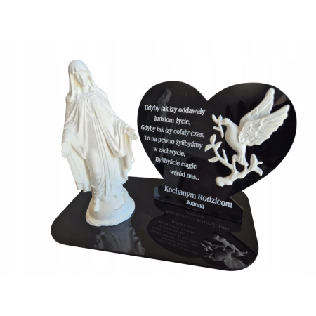 ZNICZ DLA TATY, Statuetka na znicz 3D, + grawer Dzień Dziadka Babci Mamy