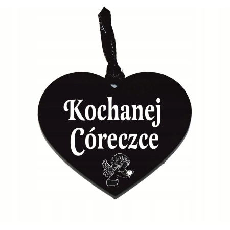 Zawieszka na znicz z grawerem KOCHANEJ CÓRECZCE