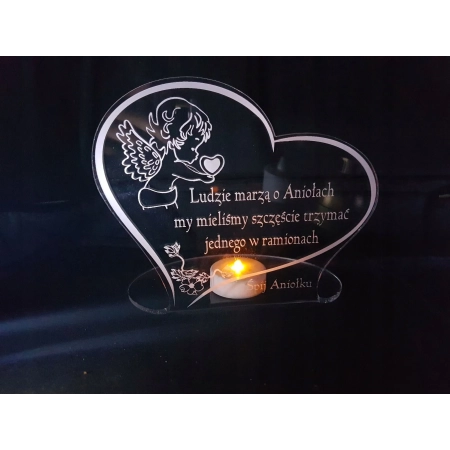 Podstawka pod znicze Ozdoba na nagrobek GRAWER