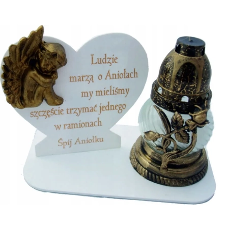 podstawka na znicze 3D znicz dla dziecka nagrobek