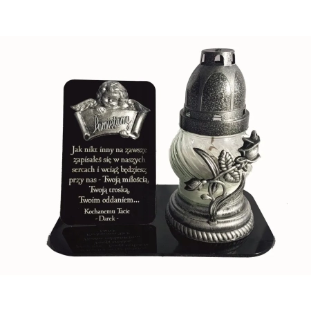 podstawka z dedykacją aniołek 3D! grawer