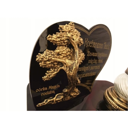 znicz z dedykacją 3D!! , XL 30cm Dzień MAMY i TATY