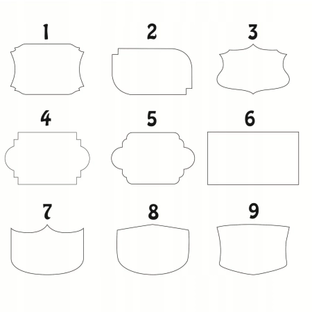 Tabliczka nagrobna na krzyż lub grób 25×16 cm - z aplikacją 3D - Matka Boska